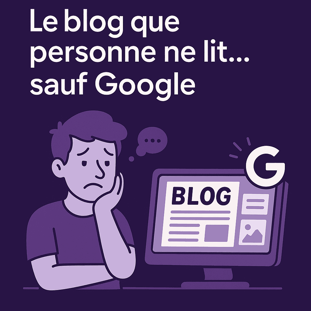 Le blog que personne ne lit… sauf Google